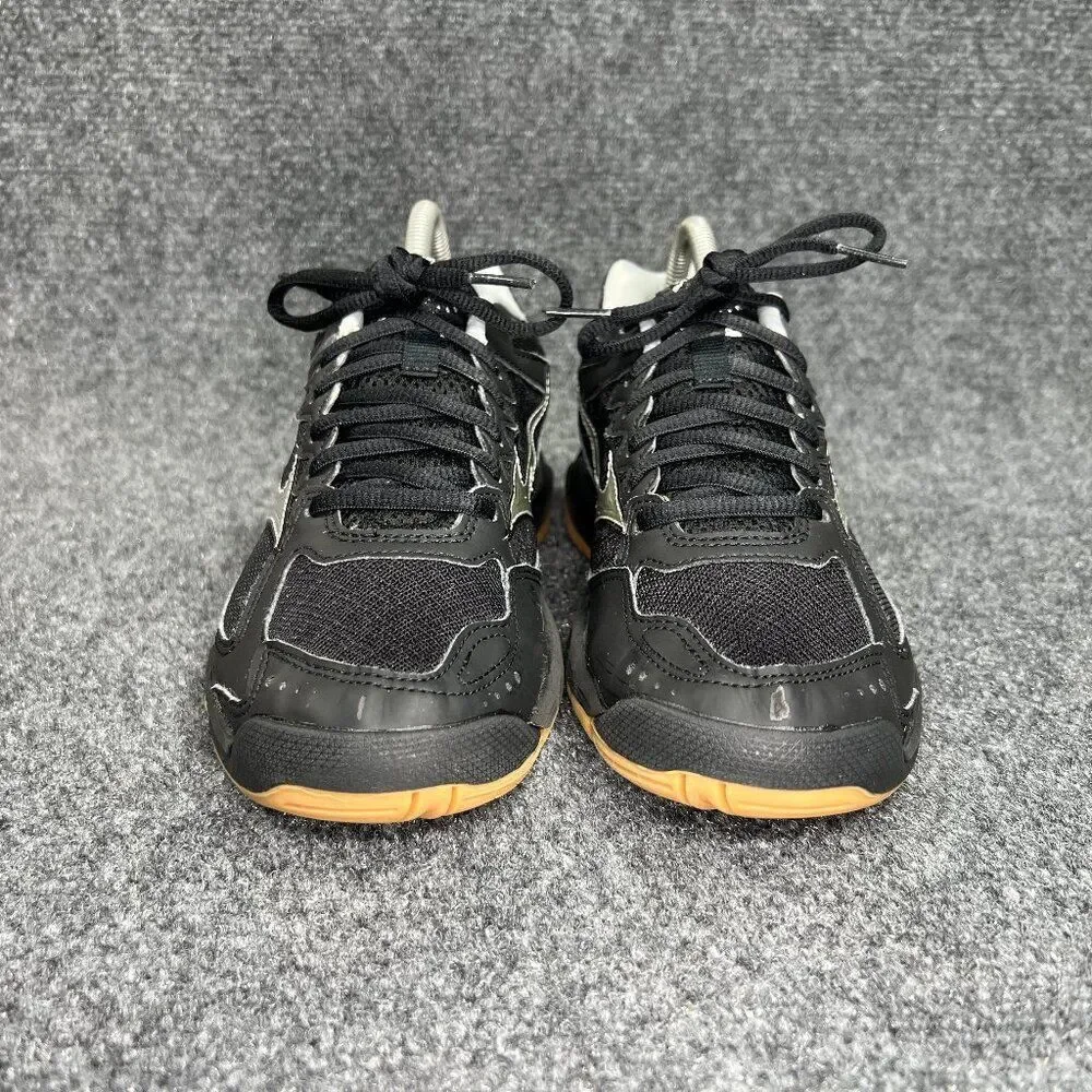 Mizuno Wave Supersonic Volleyball Shoes Women's Size 8.5 Black Athletic Sneakers